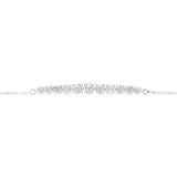 Sterling Silver 1/10 Carat Diamond Slider Bracelet