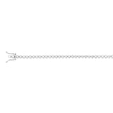 9ct White Gold 1.5 Carat Natural Diamond 18cm Bracelet
