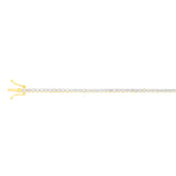 9ct Yellow Gold 1 Carat Natural Diamond 18cm Bracelet