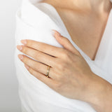 9ct Yellow Gold Diamond Eternity Ring with 10 Diamonds