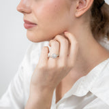 14ct Yellow Gold 1 Carat Brilliant Cut Diamond Halo Solitaire Ring with Diamonds on Shank