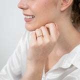 14ct Yellow Gold 1.5 Carat Diamond Trilogy Ring with 3 Round Brilliant Cut Diamonds