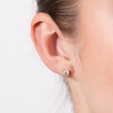1 Carat Diamond Solitaire Stud Earrings in 9ct Yellow Gold