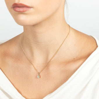 9ct Yellow Gold 3/4 Carat Diamond Pendant