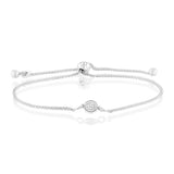 24 Diamonds Fancy Bracelet in Sterling Silver