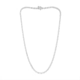 0.95 Carat Diamond Fancy Necklace in Sterling Silver