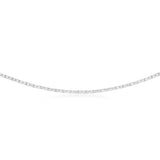 0.95 Carat Diamond Fancy Necklace in Sterling Silver