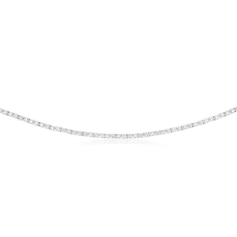 0.95 Carat Diamond Fancy Necklace in Sterling Silver