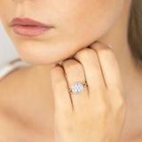 21 Diamonds Dress Ring in Sterling Silver
