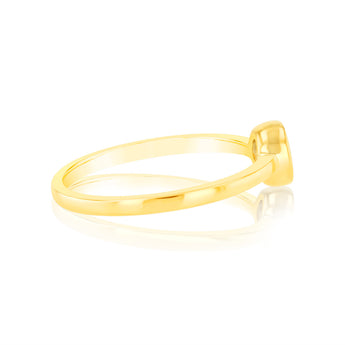 1/10 Carat Diamond Ring in 9ct Yellow Gold