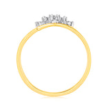 Diamond Dress Ring in 9ct Yellow Gold