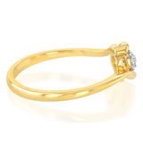11 Diamond Dress Ring in 9ct Yellow Gold