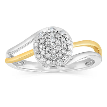 19 Diamond Dress Ring in 9ct Yellow Gold