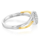 19 Diamond Dress Ring in 9ct Yellow Gold
