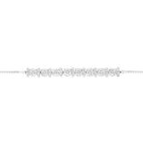 1/6 Carat Diamond Fancy Bracelet in Sterling Silver