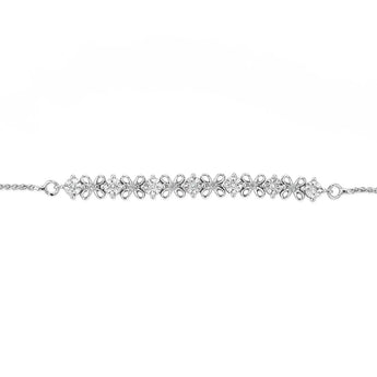 1/6 Carat Diamond Fancy Bracelet in Sterling Silver