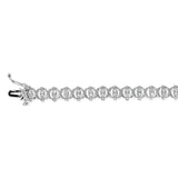 0.95 Carat Diamond Tennis Bracelet in Sterling Silver