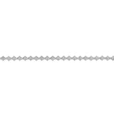 0.95 Carat Diamond Bracelet in Sterling Silver
