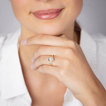 1 Carat Australian Diamond Solitaire Ring in 9ct Yellow Gold