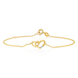 Diamond Bracelet in 9ct Yellow Gold