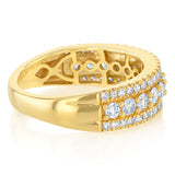 1 Carat Diamond Ring Band in 18ct Yellow Gold