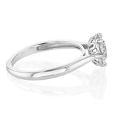 1/2 Carat Diamond Ring in Platinum