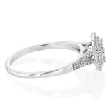 Diamond Ring in 9ct White Gold