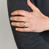1/10 Carat Diamond Eternity Ring in 9ct White Gold