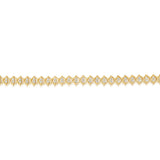 0.90 Carat Diamond 18cm Bracelet in Gold Plated Silver