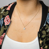 1/6 Carat Diamond Pendant in 9ct Yellow Gold