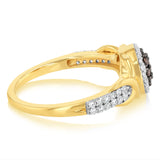 1/2 Carat Australian Diamond Ring in 9ct Yellow Gold