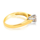 1 Carat Australian Diamond Solitaire Ring  in 9ct Yellow Gold