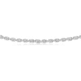 0.95 Carat Diamond Necklace in Sterling Silver
