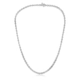 0.95 Carat Diamond Necklace in Sterling Silver