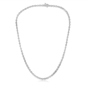 0.95 Carat Diamond Necklace in Sterling Silver