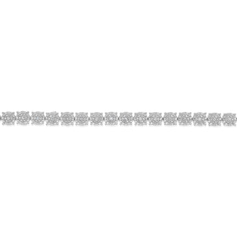 1/5 Carat Diamond 18cm Tennis Bracelet  in Sterling Silver