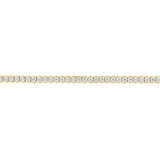 1/2 Carat Diamond 18cm Bracelet in Gold Plated Silver