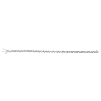 0.45 Carat Diamond 18cm Bracelet in Sterling Silver