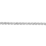 0.45 Carat Diamond 18cm Bracelet in Sterling Silver