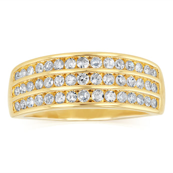 1/2 Carat Diamond Dress Ring in 9ct Yellow Gold