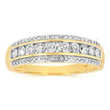 1/2 Carat Diamond Dress Ring in 9ct Yellow Gold