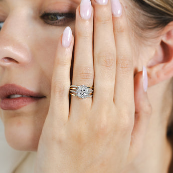 1/5 Carat Diamond Dress Ring in 9ct Yellow Gold