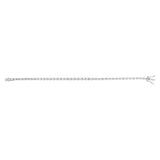 2 Carats Diamond Tennis Bracelet 17.5 cm in 9ct White Gold