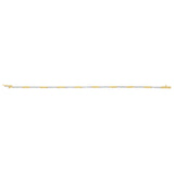 1 Carat Diamond Tennis 2 tone 17.5cm Bracelet  in 9ct Yellow Gold