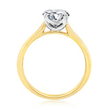 1.40 Carat Diamond Solitaire Ring in 9ct Yellow Gold