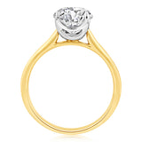 1.90 Carat Diamond Solitaire Ring in 9ct Yellow Gold