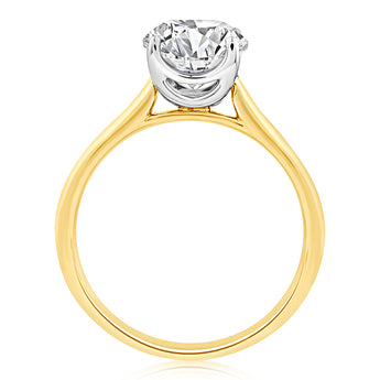 1.90 Carat Diamond Solitaire Ring in 9ct Yellow Gold