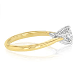 1 Carat Diamond Solitaire Ring in 18ct Yellow Gold