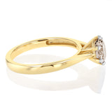 1 Carat Australian Diamond Solitaire Ring  in 9ct Yellow Gold
