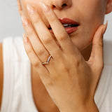 1/6 Carat Diamond Eternity Ring in 9ct Rose Gold